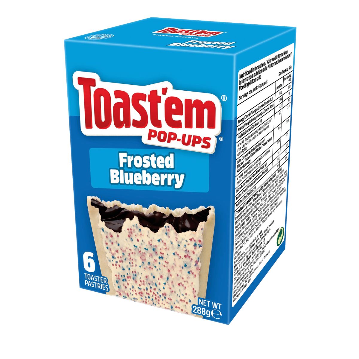 Ταρτάκια με γέμιση Μύρτιλο Toast Em Pop Ups Frosted Blueberry