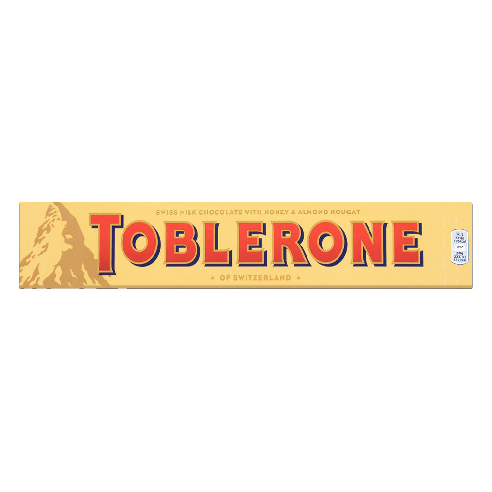 Σοκολάτα Γάλακτος Toblerone Milk Chocolate Honey and Almond Nougat 200g