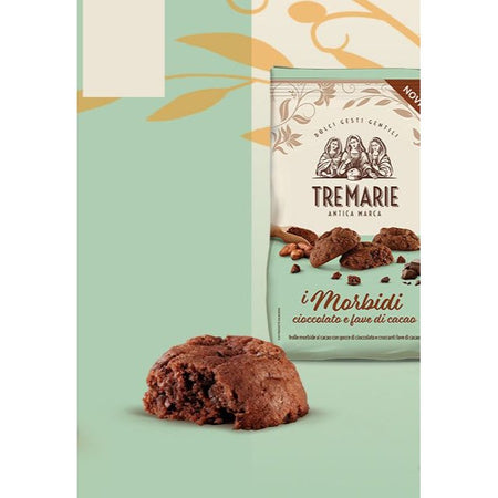 Tre Marie Antica Marca I Morbidi Cioccolato E Fave Di Cacao Biscotti 300g-C