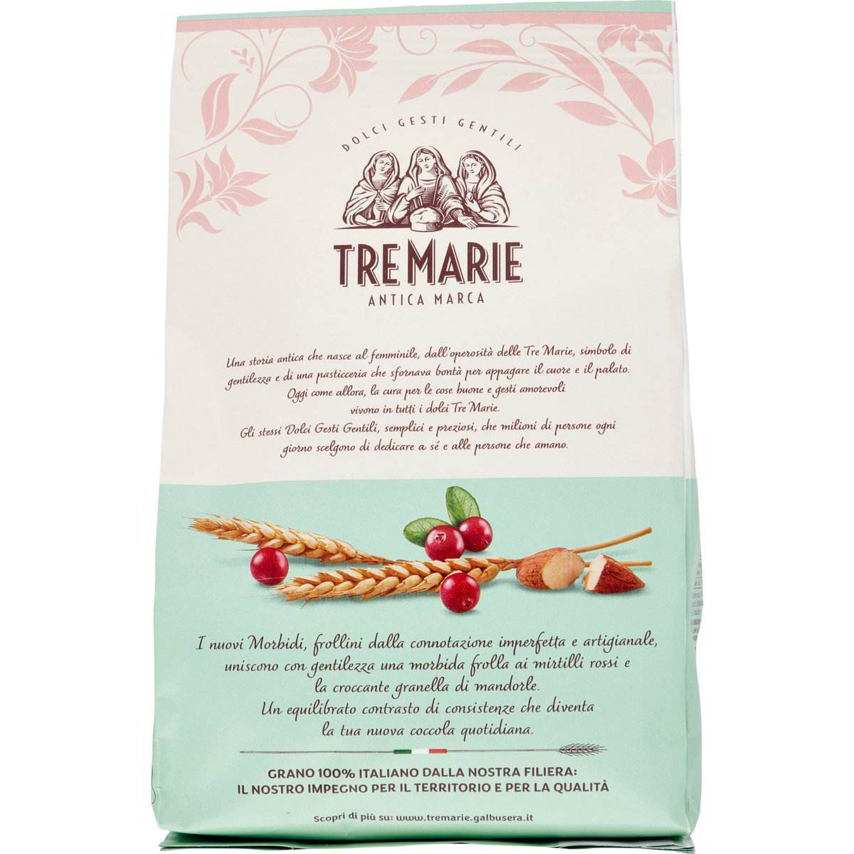 Tre Marie Antica Marca I Morbidi Mirtilli Rossi E Croccante Granella Di Mandorle 300g-B