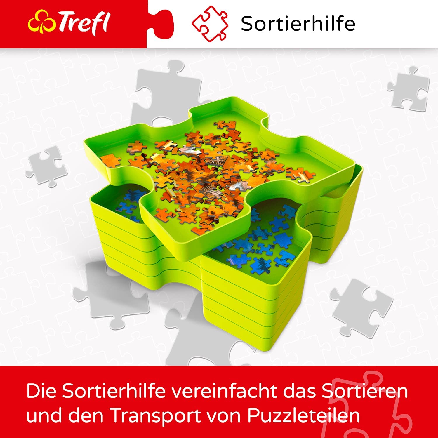 Σύστημα Αποθήκευσης Πάζλ με 6 Επίπεδα Trefl Puzzle Sorter