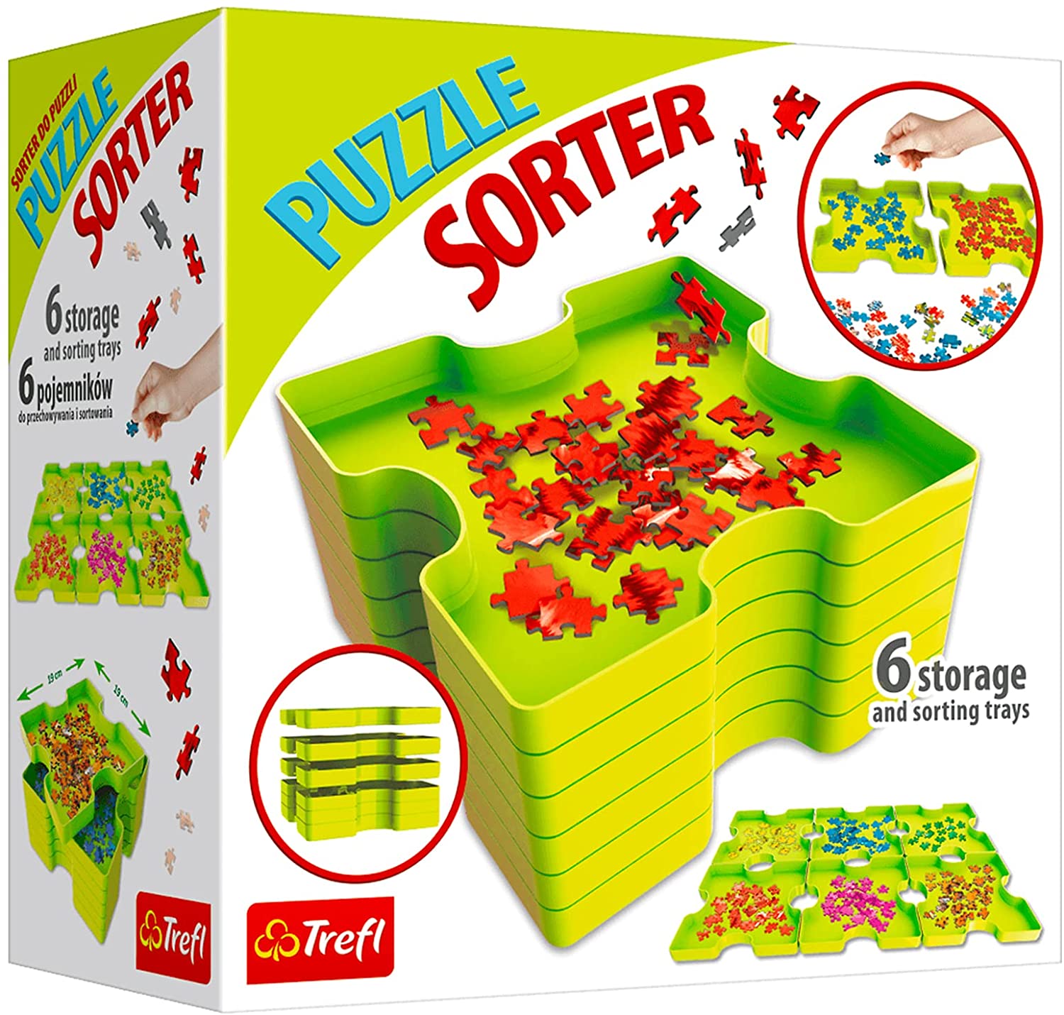 Σύστημα Αποθήκευσης Πάζλ με 6 Επίπεδα Trefl Puzzle Sorter