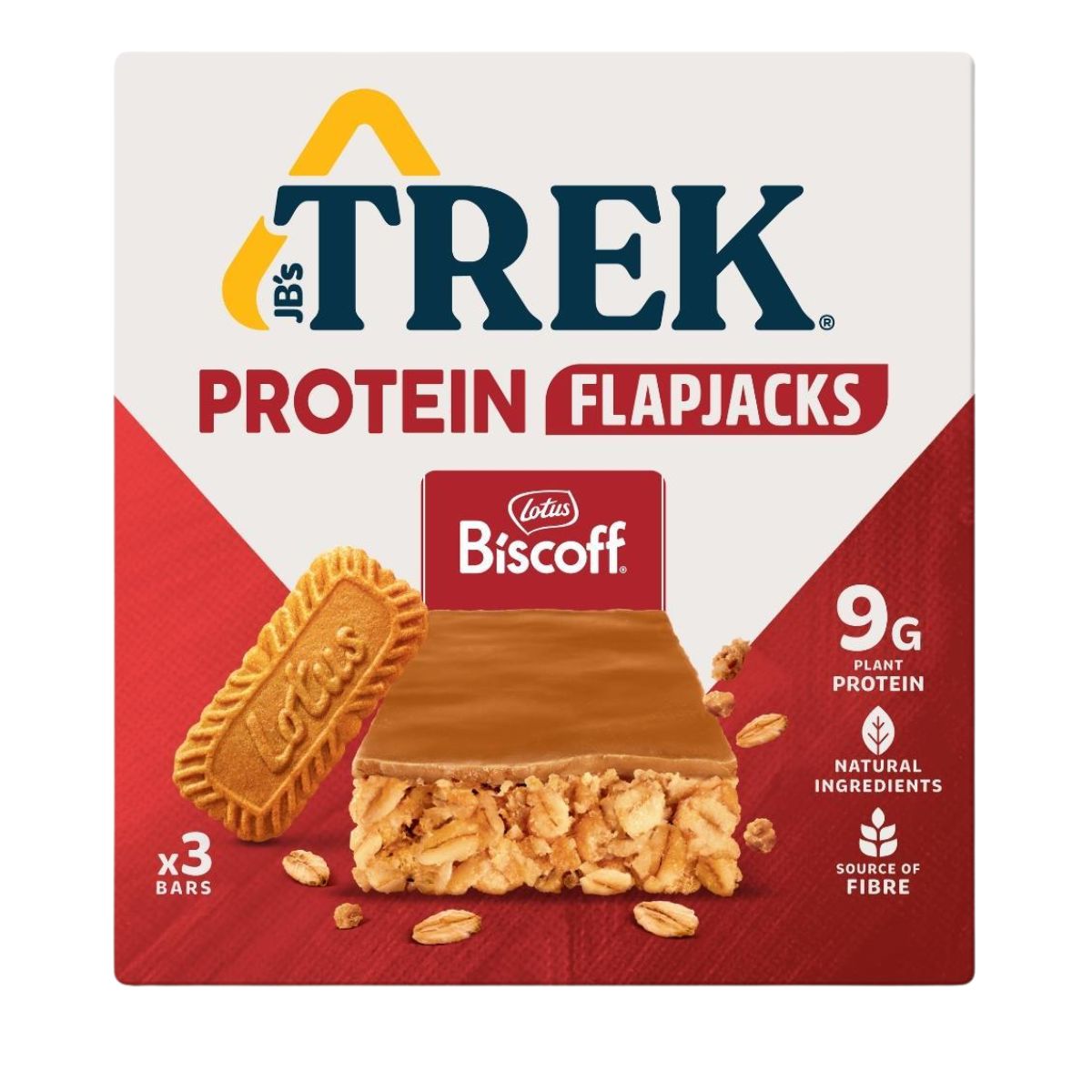 Μπάρες Πρωτεΐνης Trek Protein Flapjack Biscoff
