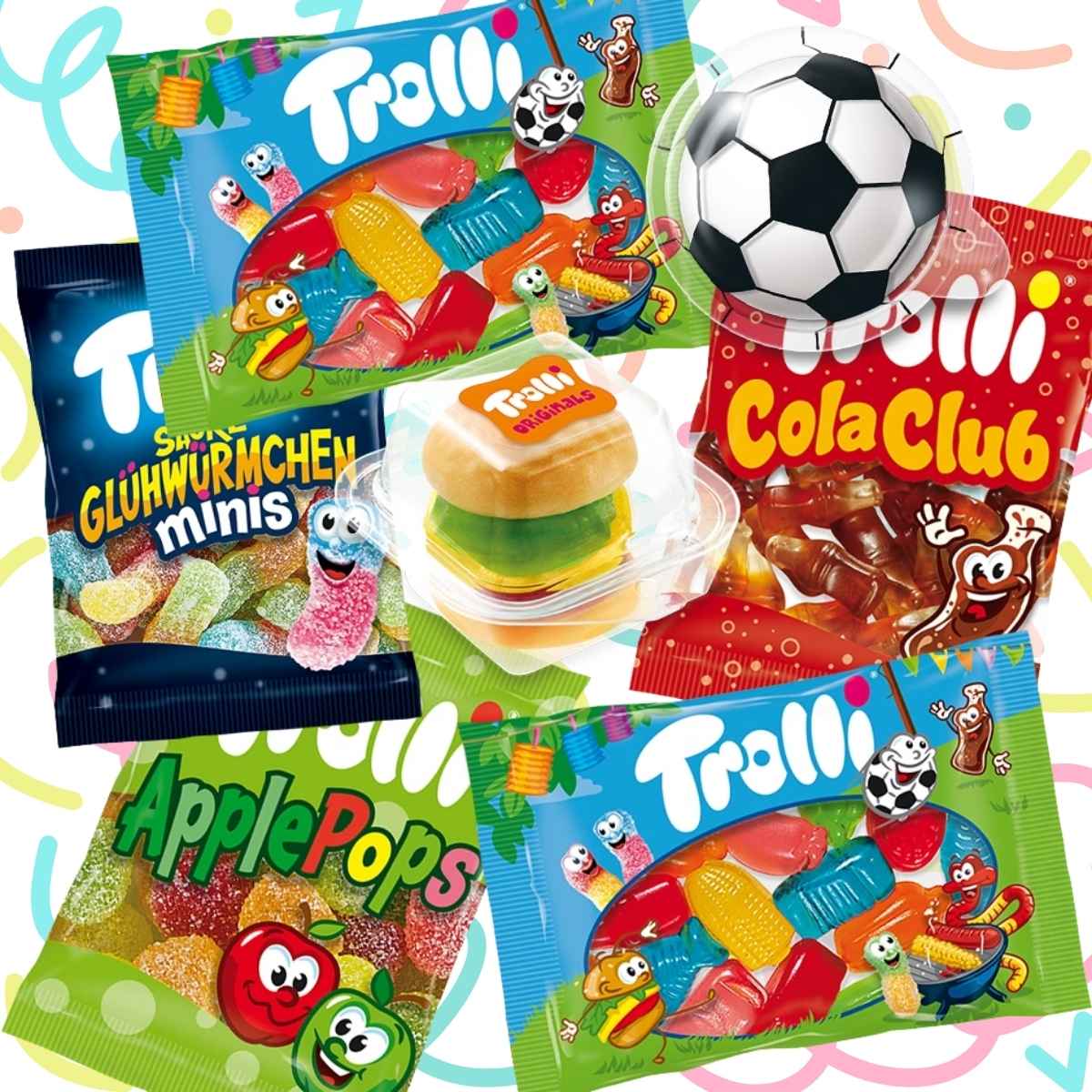 Πολυσυσκευασία με Ζελεδάκια Trolli Sweet Barbecue Party Limited Edition