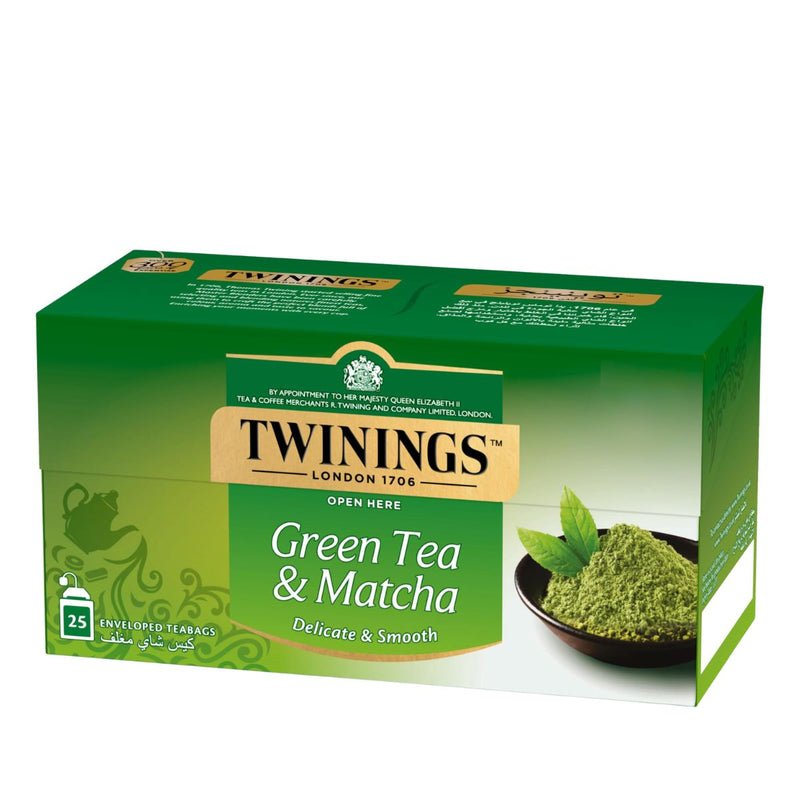 Τσάι Πράσινο με Μάτσα Twinings Green Tea Matcha 25 Φακελάκια