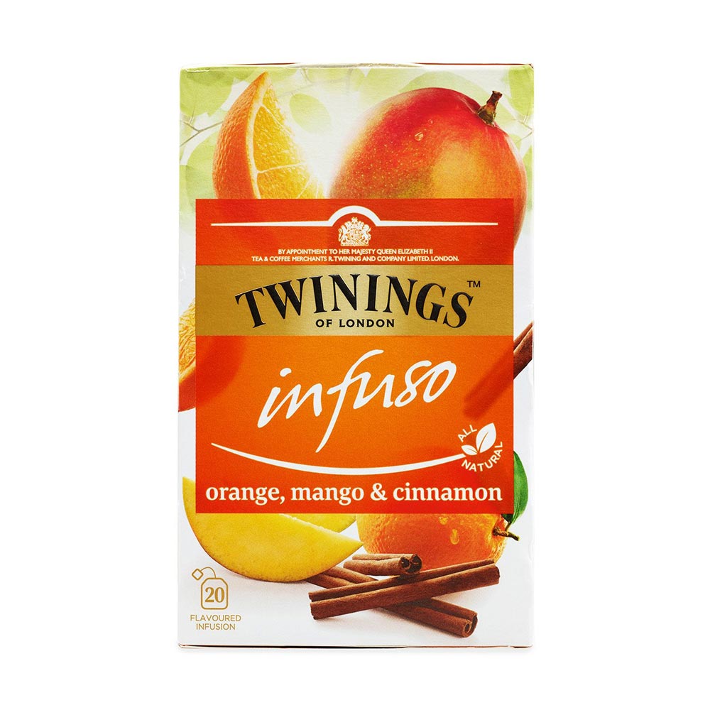 Αφέψημα Βοτάνων Twinings Infuso Orange Mango and Cinnamon 20 Tea Bags