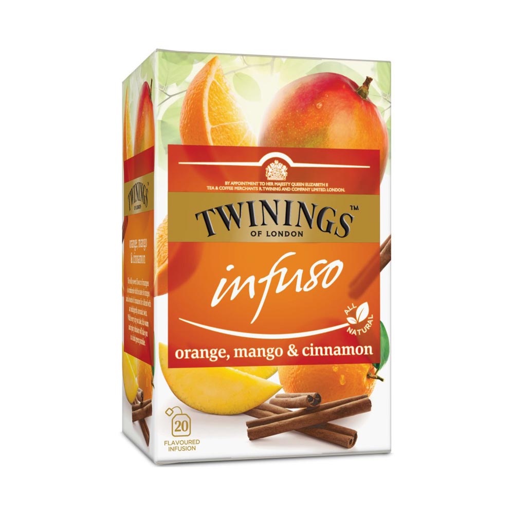 Αφέψημα Βοτάνων Twinings Infuso Orange Mango and Cinnamon 20 Φακελάκια