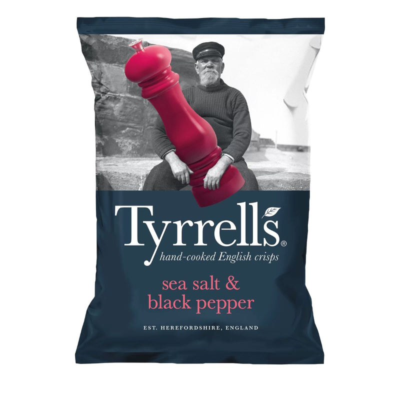 Πατατάκια Tyrrells Sea Salt and Black Pepper