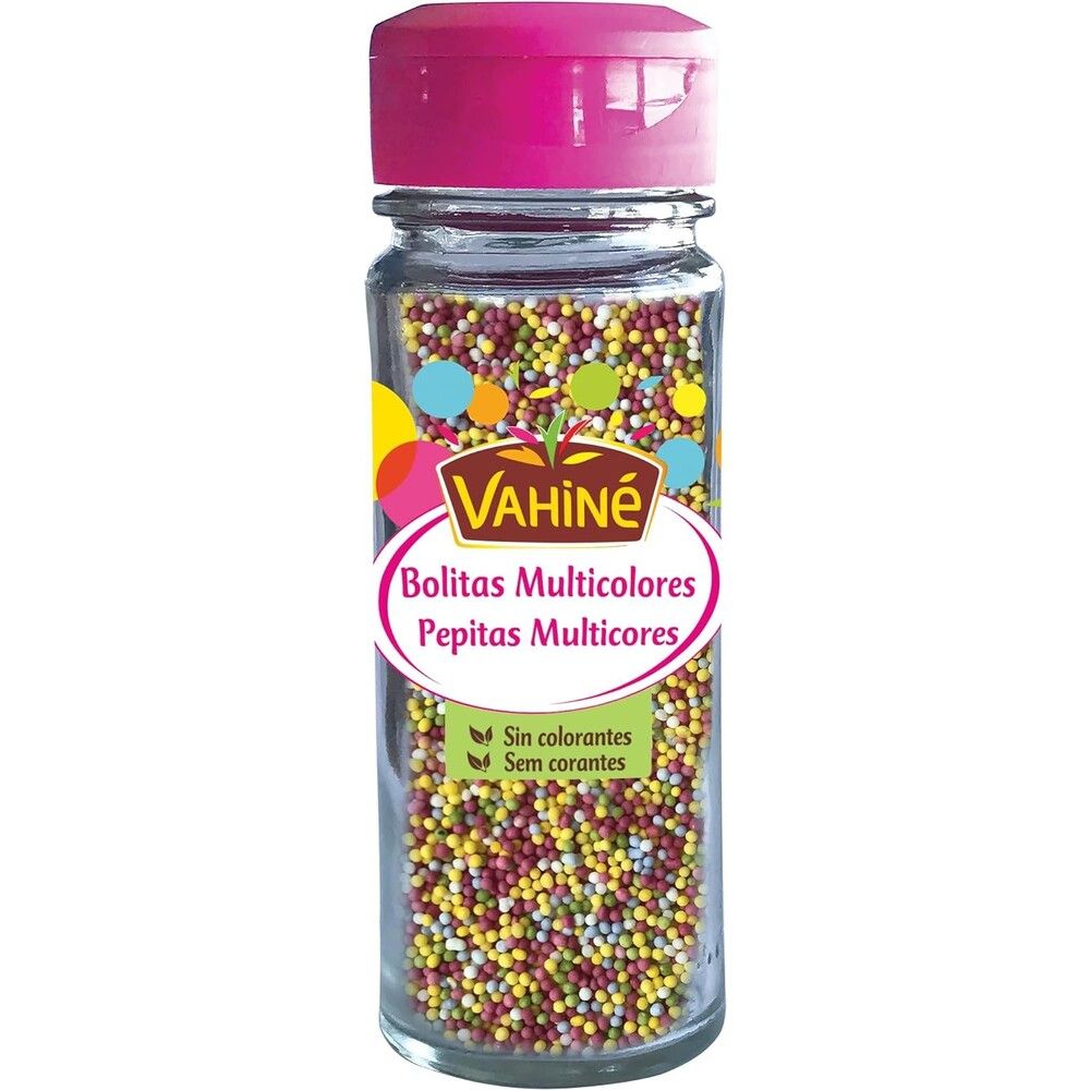 Πέρλες Ζαχαροπλαστικής Πολύχρωμες Vahine Perles Multicolores 80g