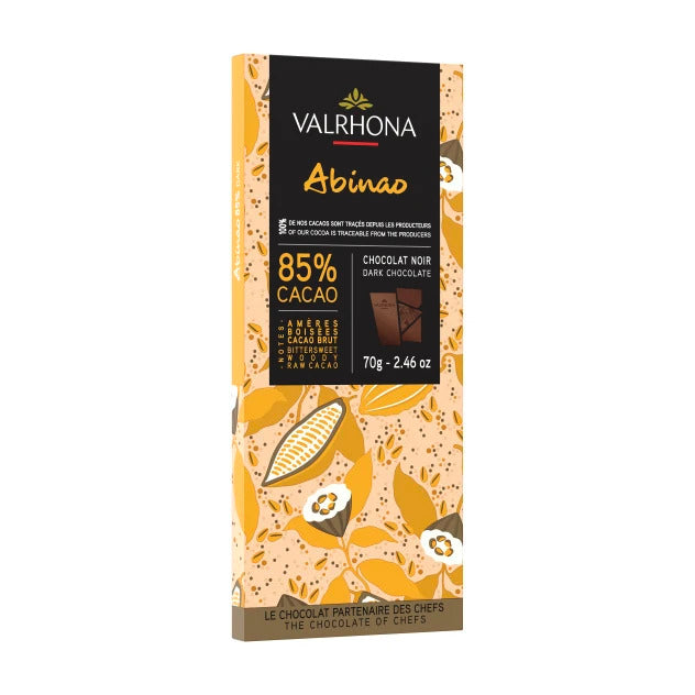 Μαύρη Σοκολάτα Valrhona Abinao Dark Chocolate 70g