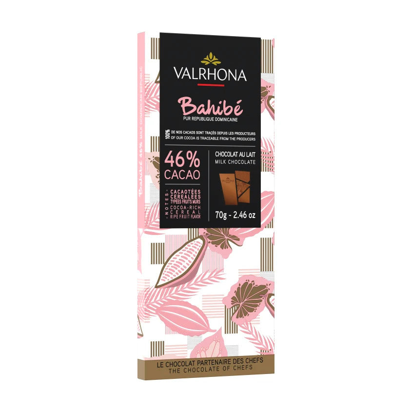 Σοκολάτα Γάλακτος Valrhona Bahibe Milk Chocolate 70g