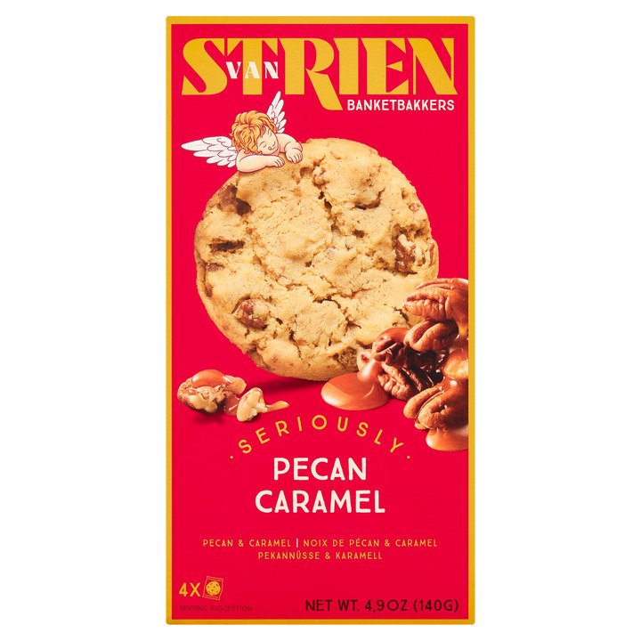 Van strien Seriously Pecan Caramel Biscuits140g-A