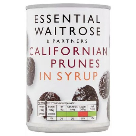 Δαμάσκηνα σε Σιρόπι Waitrose Essential Prunes in Syrup 235g