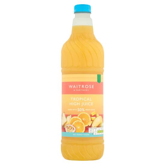 Αναψυκτικό με Τροπικά Φρούτα Waitrose Tropical High Juice No Added Sugar 1lt