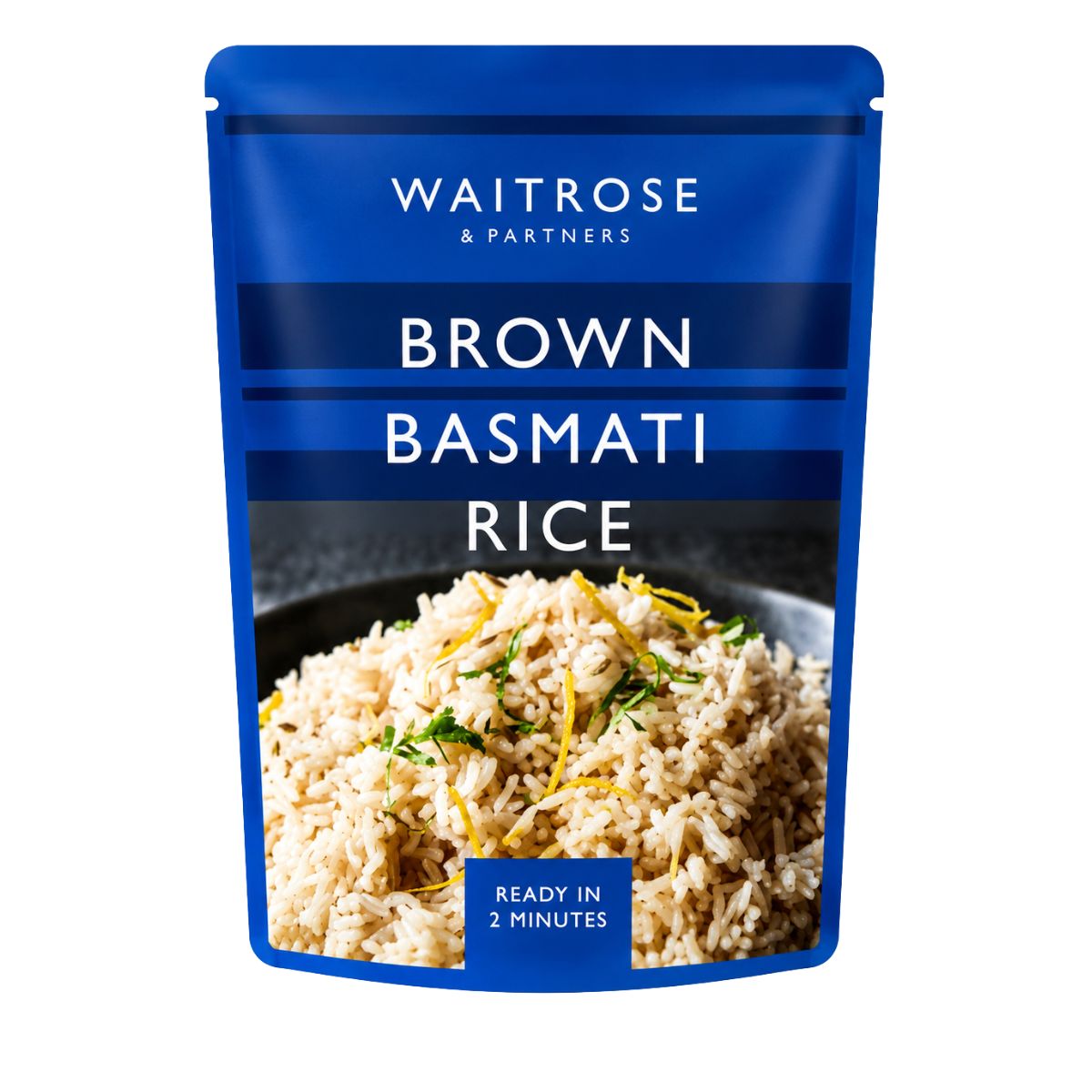 Έτοιμο Καστανό Ρύζι Waitrose Brown Basmati Rice