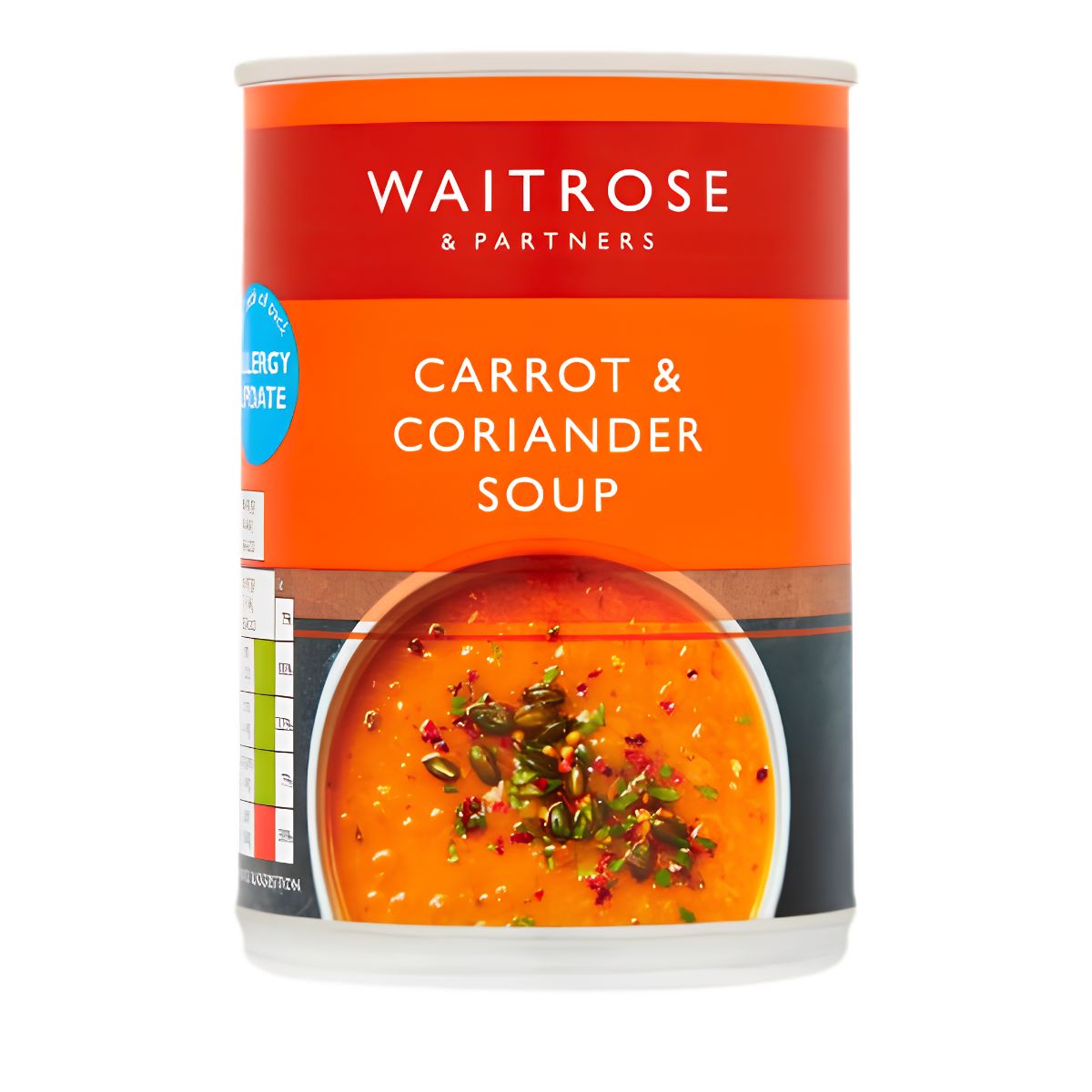 Έτοιμη Σούπα με Καρότο και Κόλιανδρο Waitrose Carrot and Coriander Soup