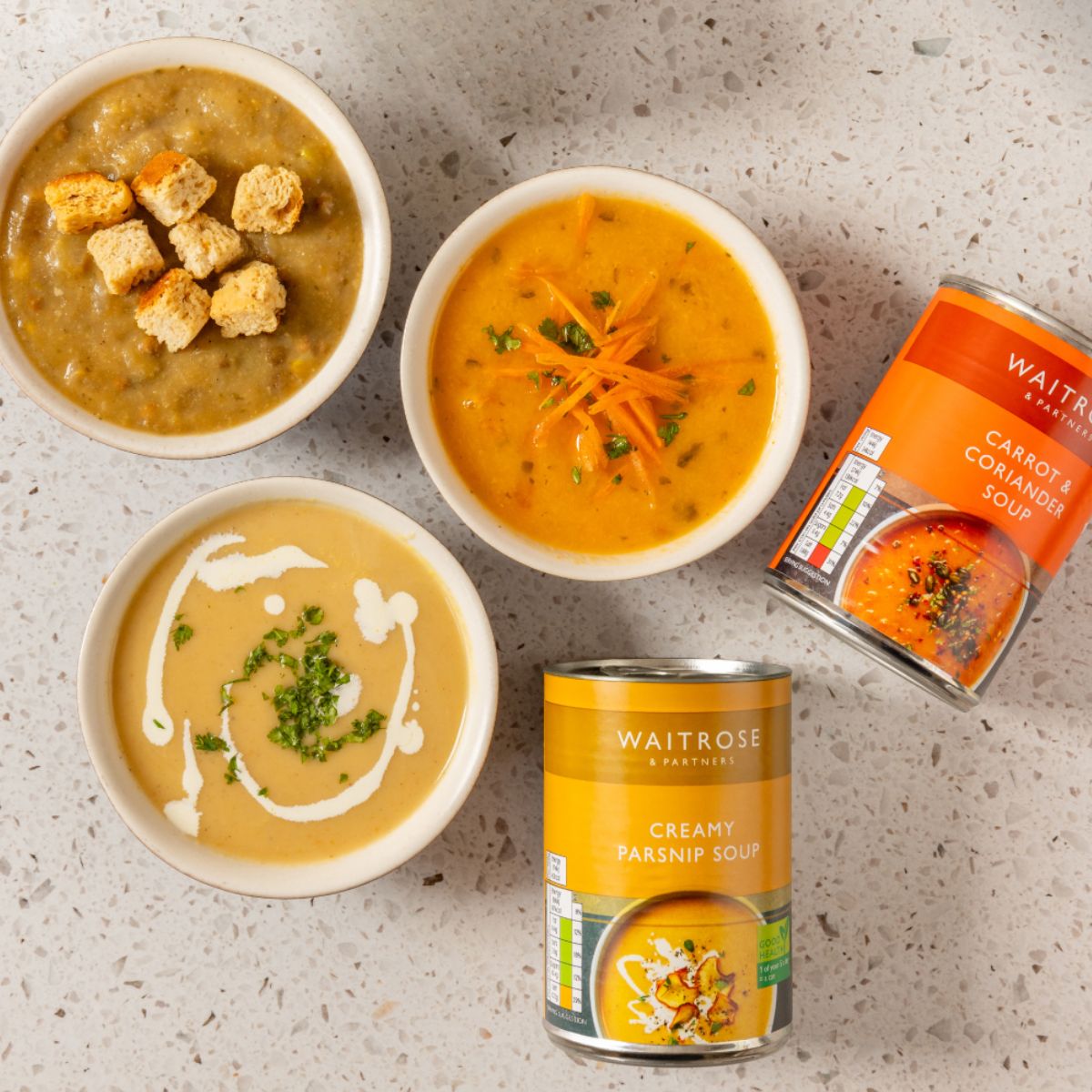 Έτοιμη Σούπα με Καρότο και Κόλιανδρο Waitrose Carrot and Coriander Soup