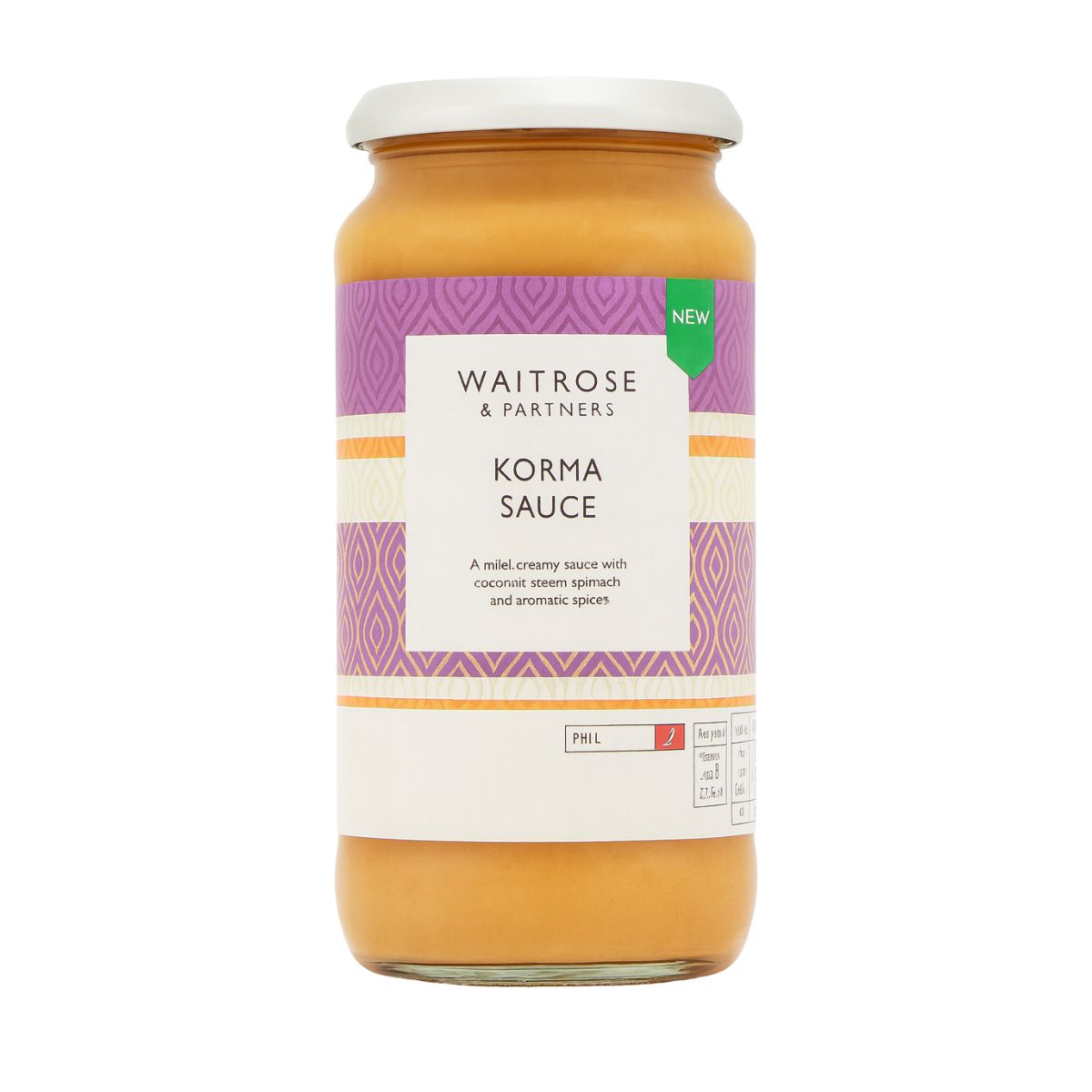 Σάλτσα Κόρμα Waitrose Korma Sauce Mild