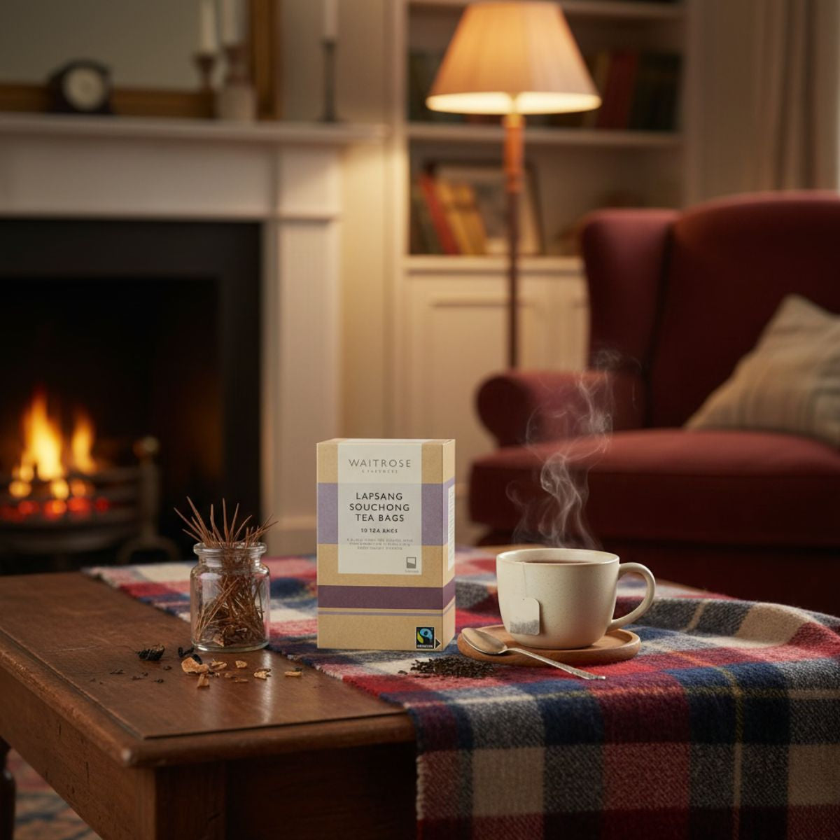 Μαύρο Τσάι Waitrose Lapsang Souchong 50 Φακελάκια