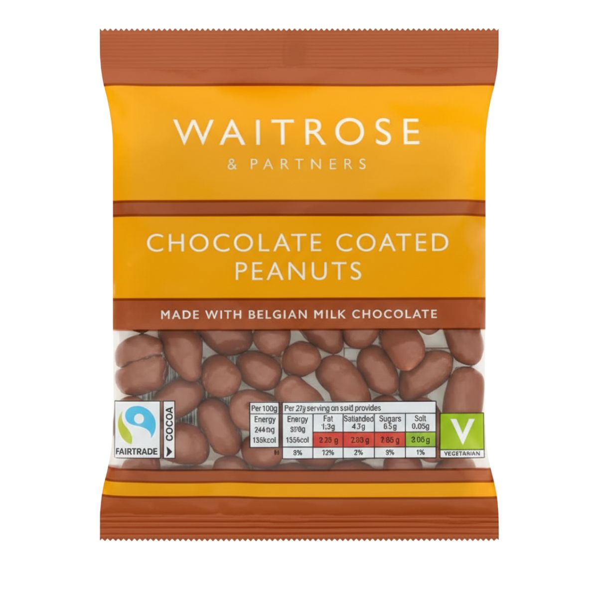 Φυστίκια με Επικάλυψη Σοκολάτας Waitrose Milk Chocolate Coated Peanuts