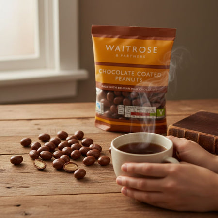 Φυστίκια με Επικάλυψη Σοκολάτας Waitrose Milk Chocolate Coated Peanuts