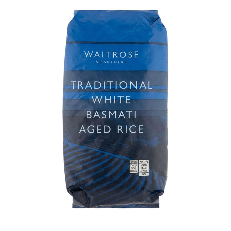 Ρύζι Αρωματικό Παραδοσιακό Basmati Waitrose Traditional White Basmati Aged Rice
