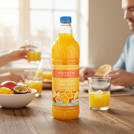 Αναψυκτικό με Τροπικά Φρούτα Waitrose Tropical High Juice No Added Sugar 1lt