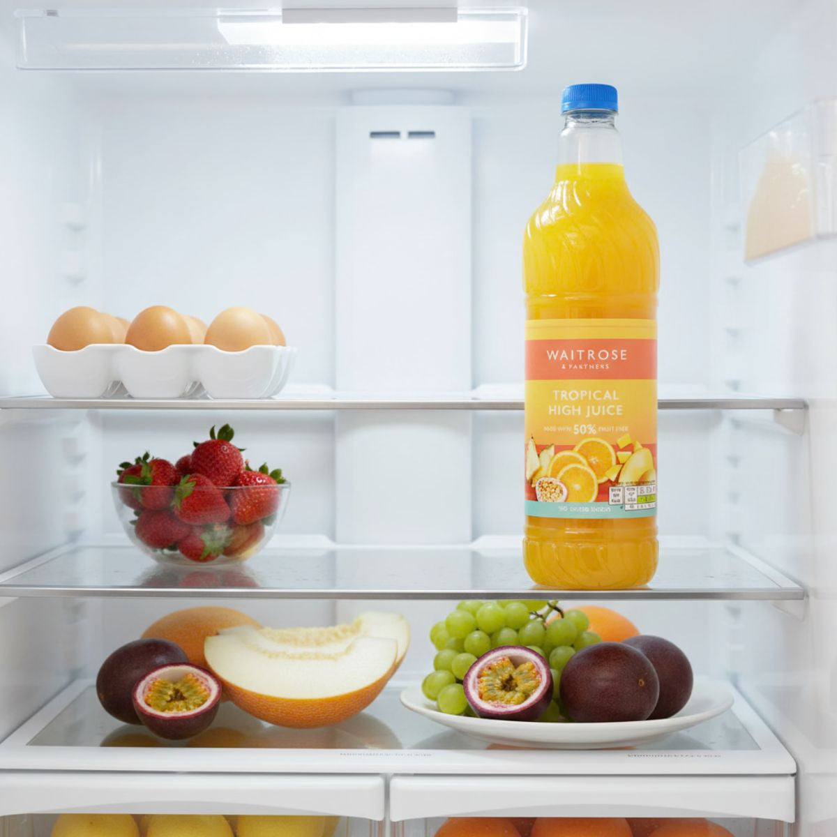 Αναψυκτικό με Τροπικά Φρούτα Waitrose Tropical High Juice No Added Sugar 1lt