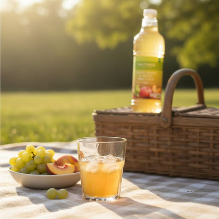 Αναψυκτικό Λευκό Σταφύλι και Ροδάκινο Waitrose White Grape and Peach High Juice 1lt