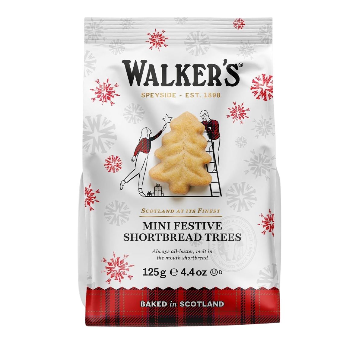 Χριστουγεννιάτικα Μπισκότα Walkers Christmas Mini Festive Shortbread Trees
