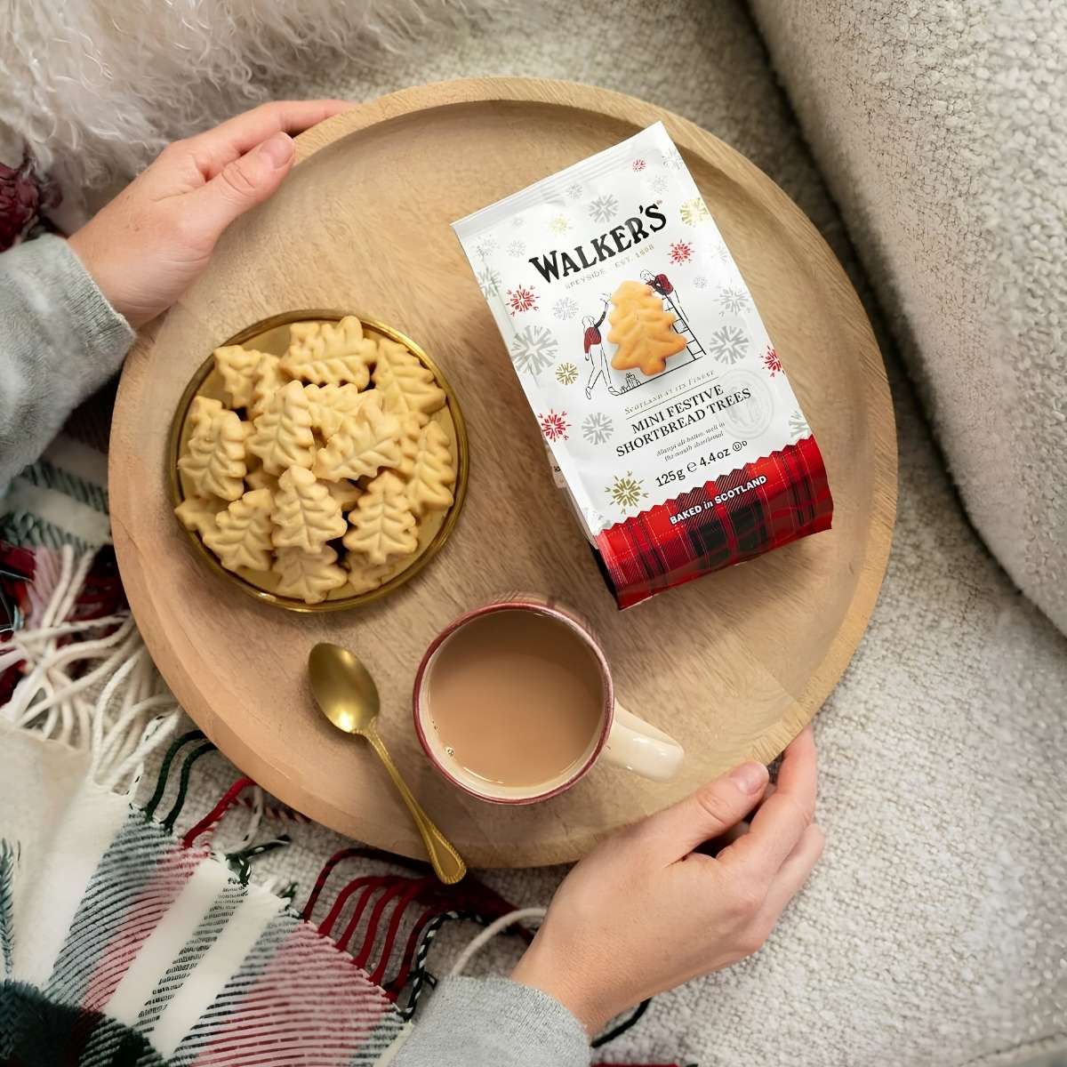 Χριστουγεννιάτικα Μπισκότα Walkers Christmas Mini Festive Shortbread Trees