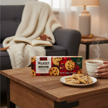 Μπισκότα Walkers Gluten Free Pure Butter Chocolate Chip Shortbread