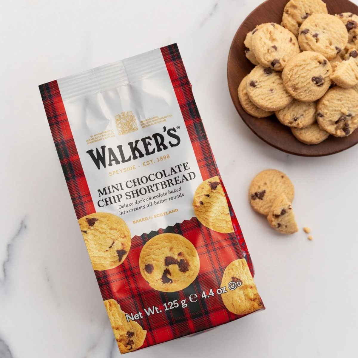 Μπισκότα Walkers Mini Chocolate Chip Shortbread Butter Rounds