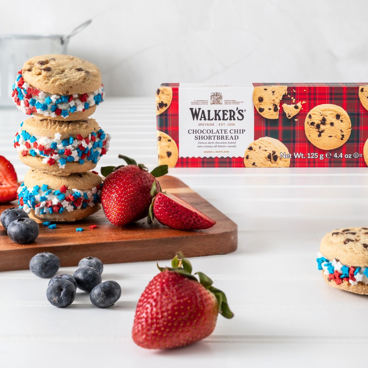 Μπισκότα Walkers Pure Butter Chocolate Chip Shortbread