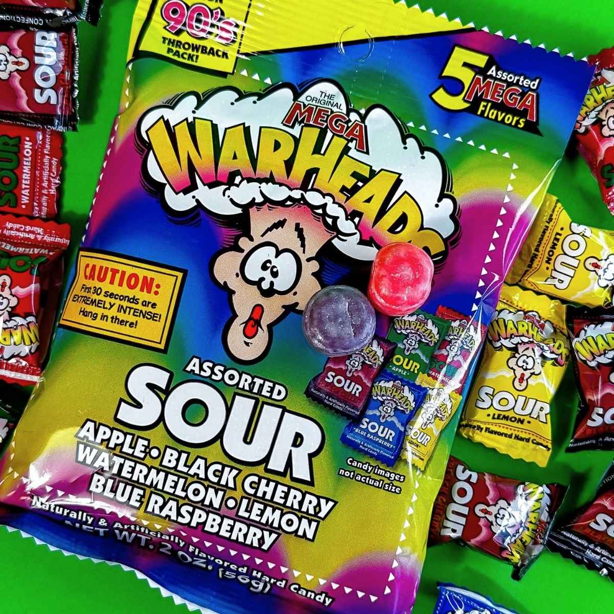 Καραμέλες Warheads Sour Candy 90's Throwback Limited Edition