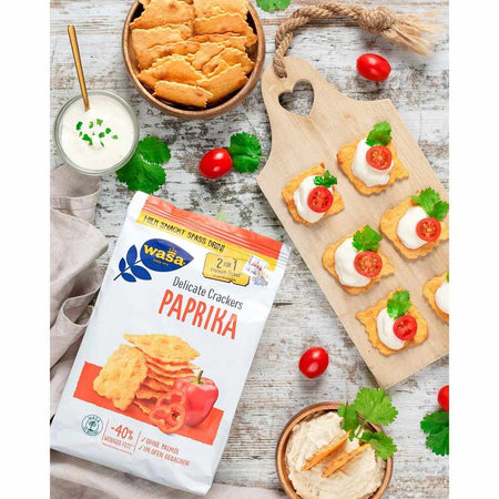 Wasa Tasty Snacks Paprika Crackers 150g