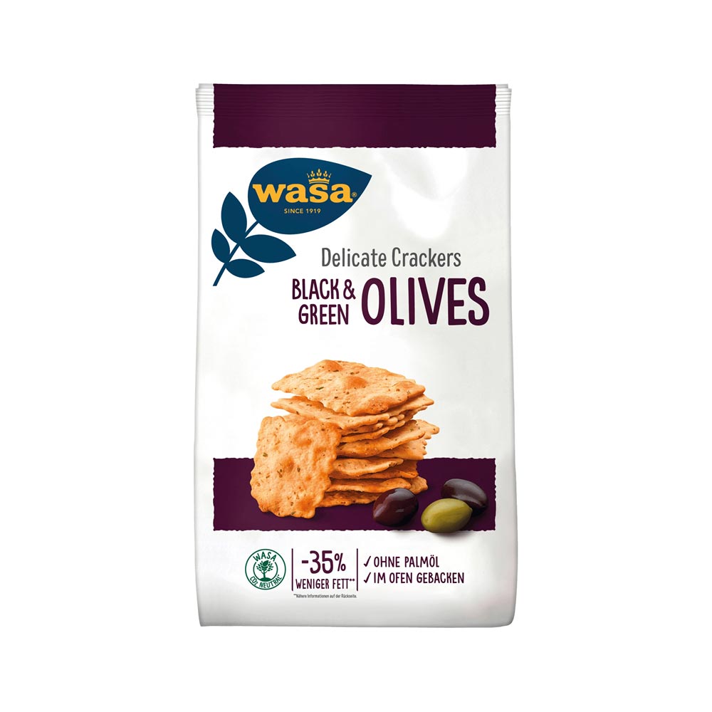 Wasa Black and Green Olives 150g