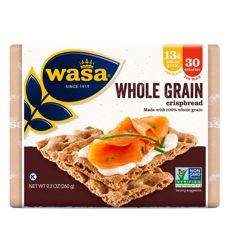 Φρυγανιές Ολικής Άλεσης Wasa Wholegrain Swedish Crispbread
