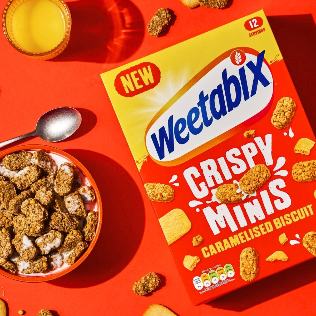 Δημητριακά Ολικής Άλεσης Weetabix Crispy Minis Caramelised Biscuit