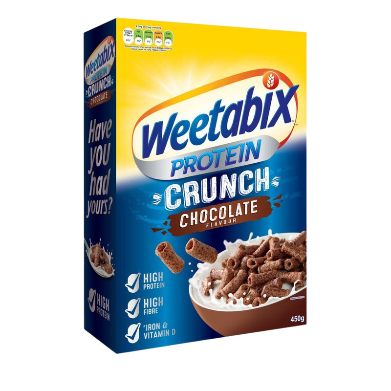 Δημητριακά Ολικής Άλεσης Weetabix Protein Crunch Chocolate