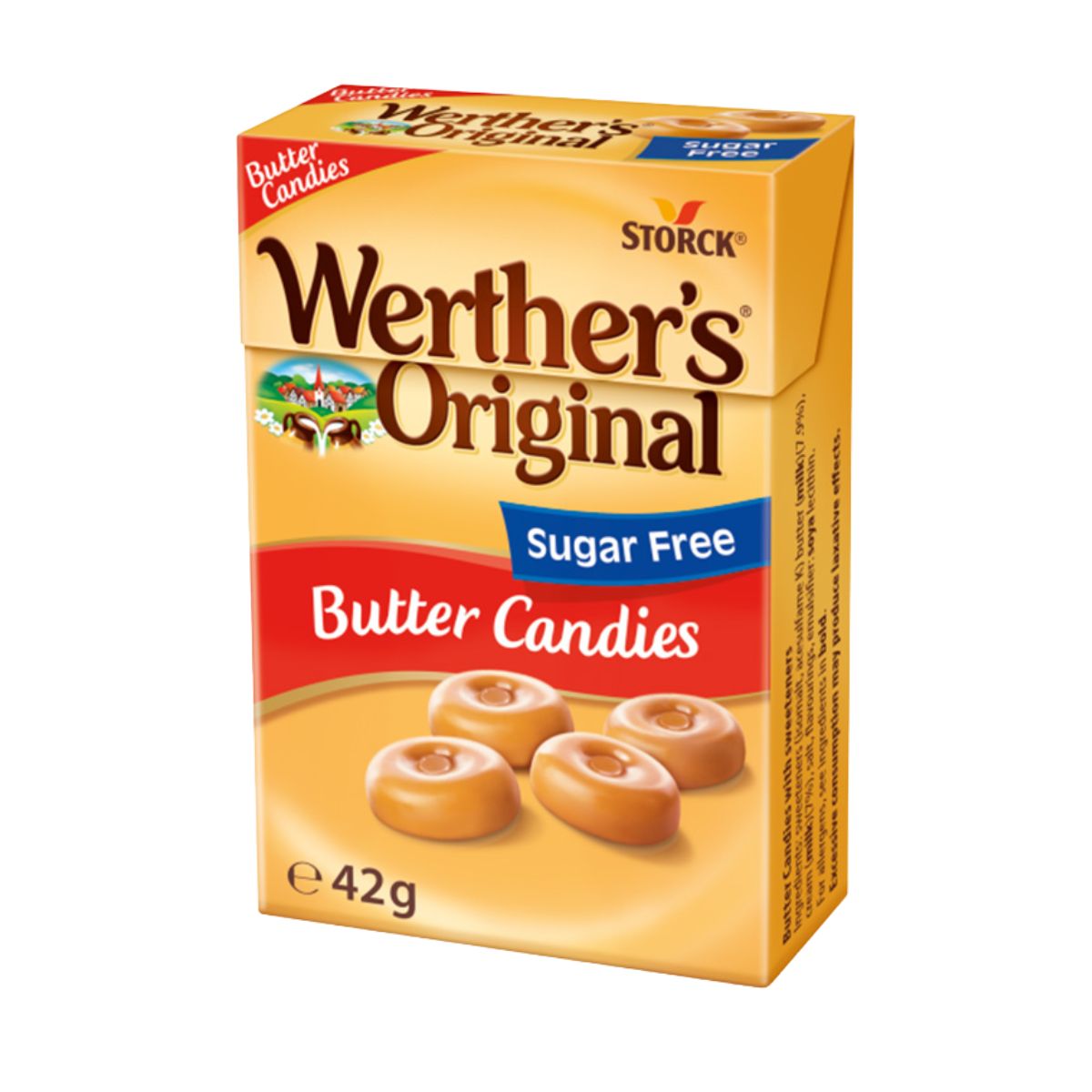 Καραμέλες Βουτύρου Χωρίς Ζάχαρη Werthers Original Butter Candies Sugar Free