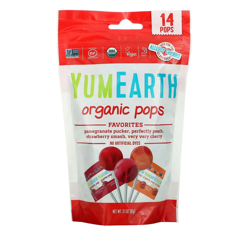 Γλειφιτζούρια Βιολογικά YumEarth Organic Lollipops