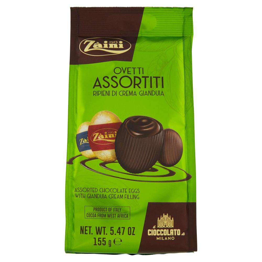 Zaini Ovetti Assortiti Ripienidi Di Creme Gianduia 155g-A