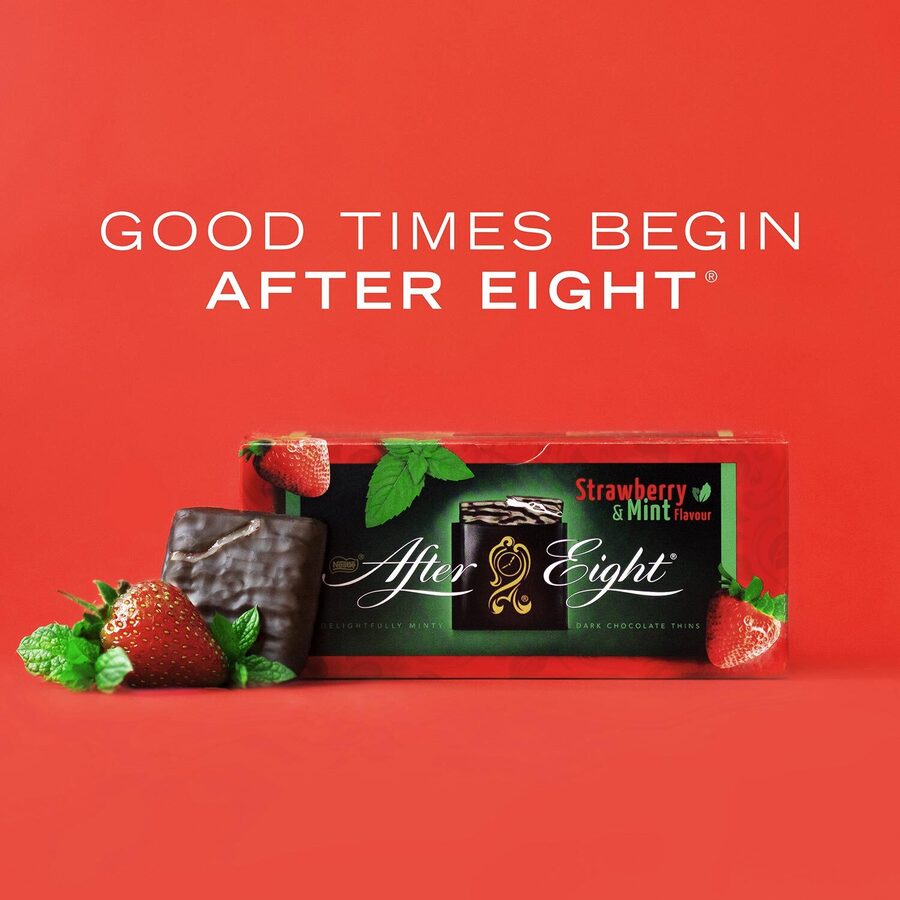 After Eight Strawberry and Mint Dark Chocolate Thins