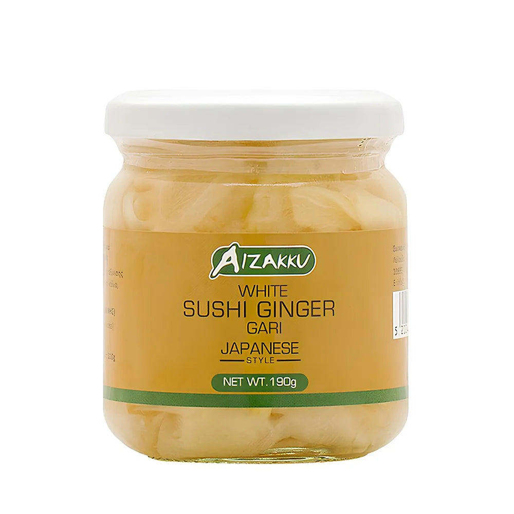 Τζίντζερ για Σούσι Aizakku White Sushi Ginger 190g