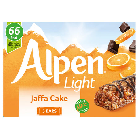 Μπάρες Δημητριακών Alpen Light Jaffa Cake 5x19g