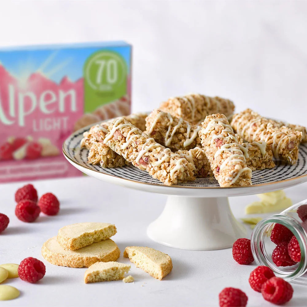 Μπάρα Δημητριακών Alpen Light White Chocolate Raspberry And Shortcake 5x19g 95g