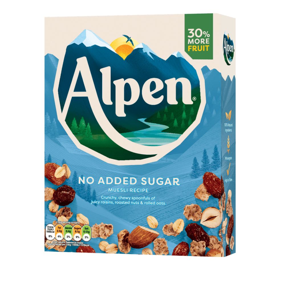 Δημητριακά Μούσλι Alpen No Added Sugar Muesli with Raisins and Nuts