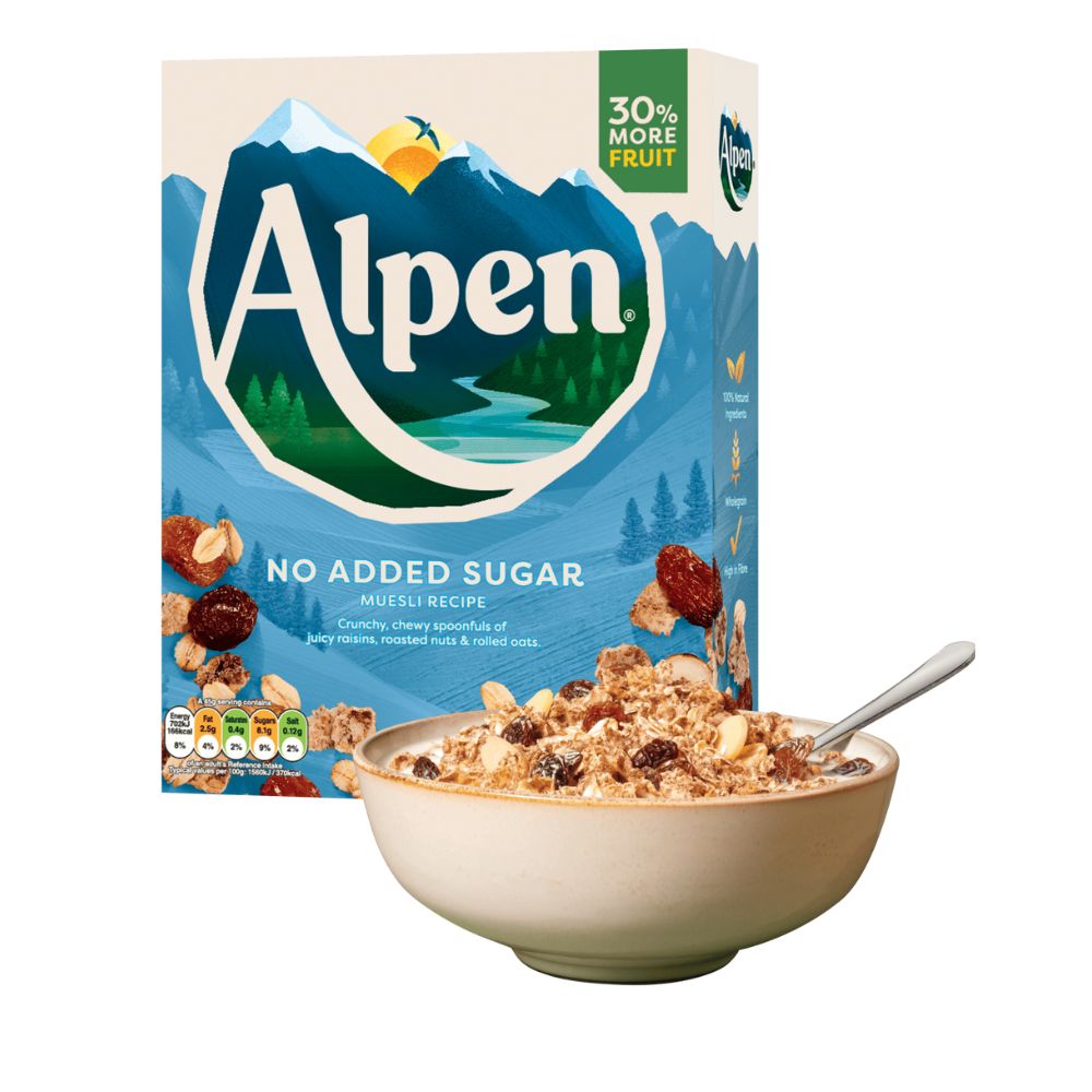 Δημητριακά Μούσλι Alpen No Added Sugar Muesli with Raisins and Nuts