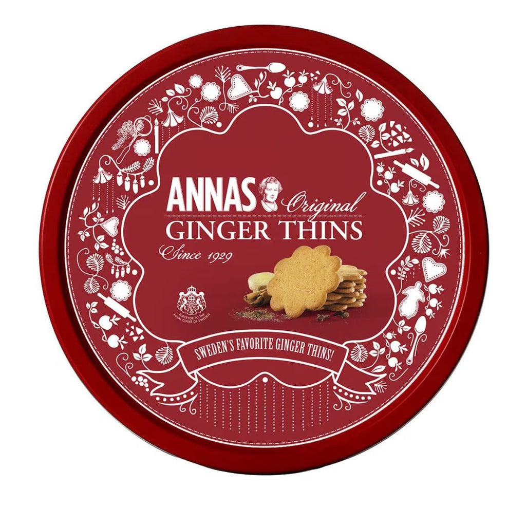 Μπισκότα με Τζίντζερ Annas Original Ginger Thins Tin
